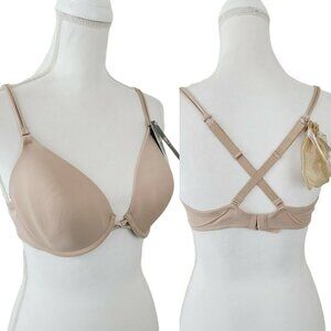 Wacoal Custom Contours Convertible Bra 65342 38B Nude Discontinued Underwire
